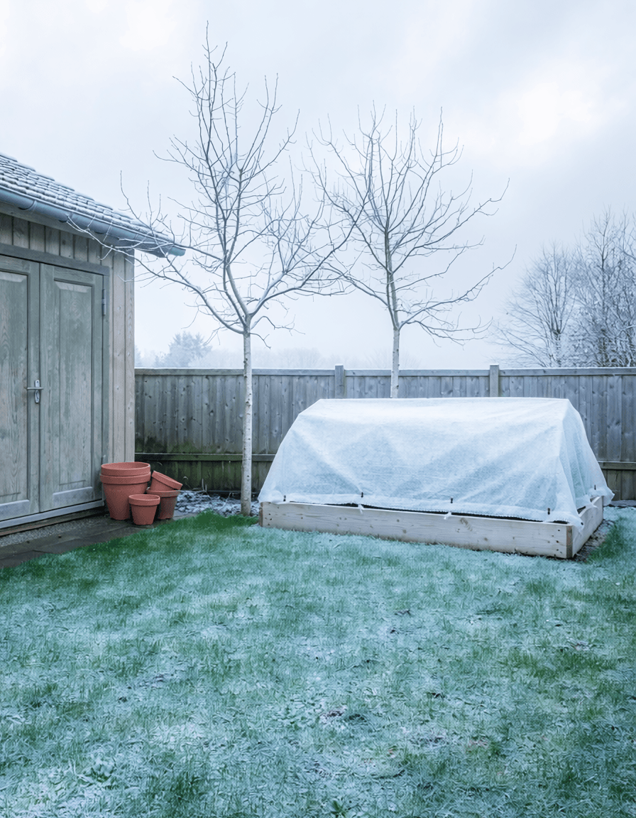 Gazononderhoud december - Gras beschermen tegen de winterse kou