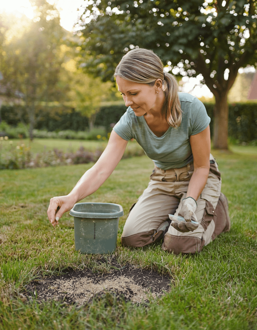 gazononderhoud augustus - gras bijzaaien