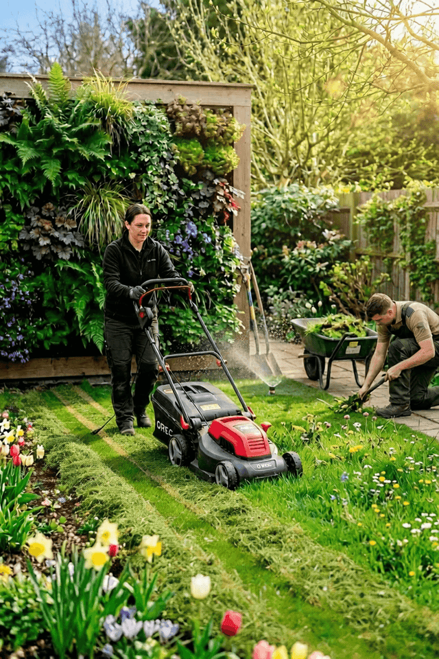 Rasenpflege im Mai