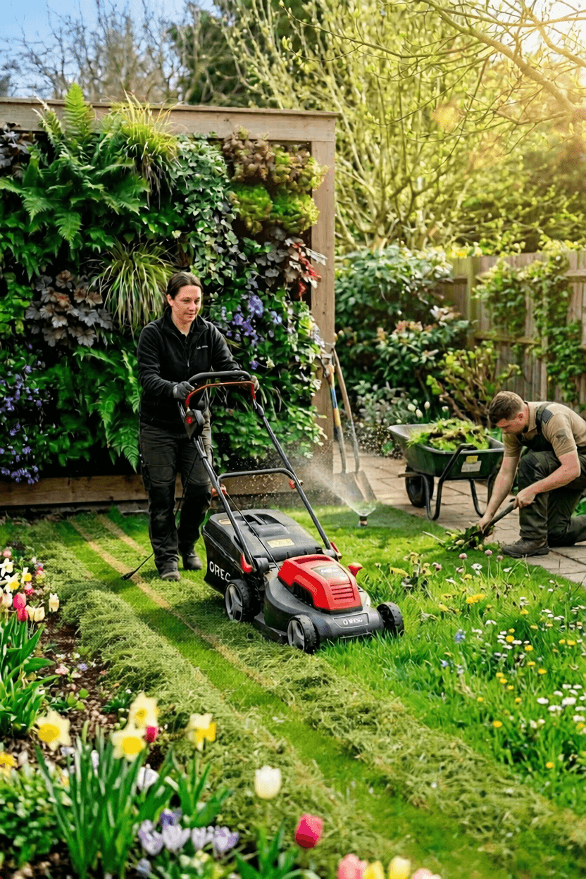 gazonderhoud in mei