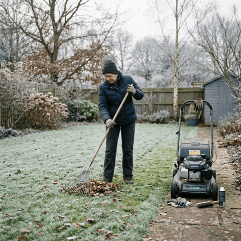 Gazononderhoud in januari