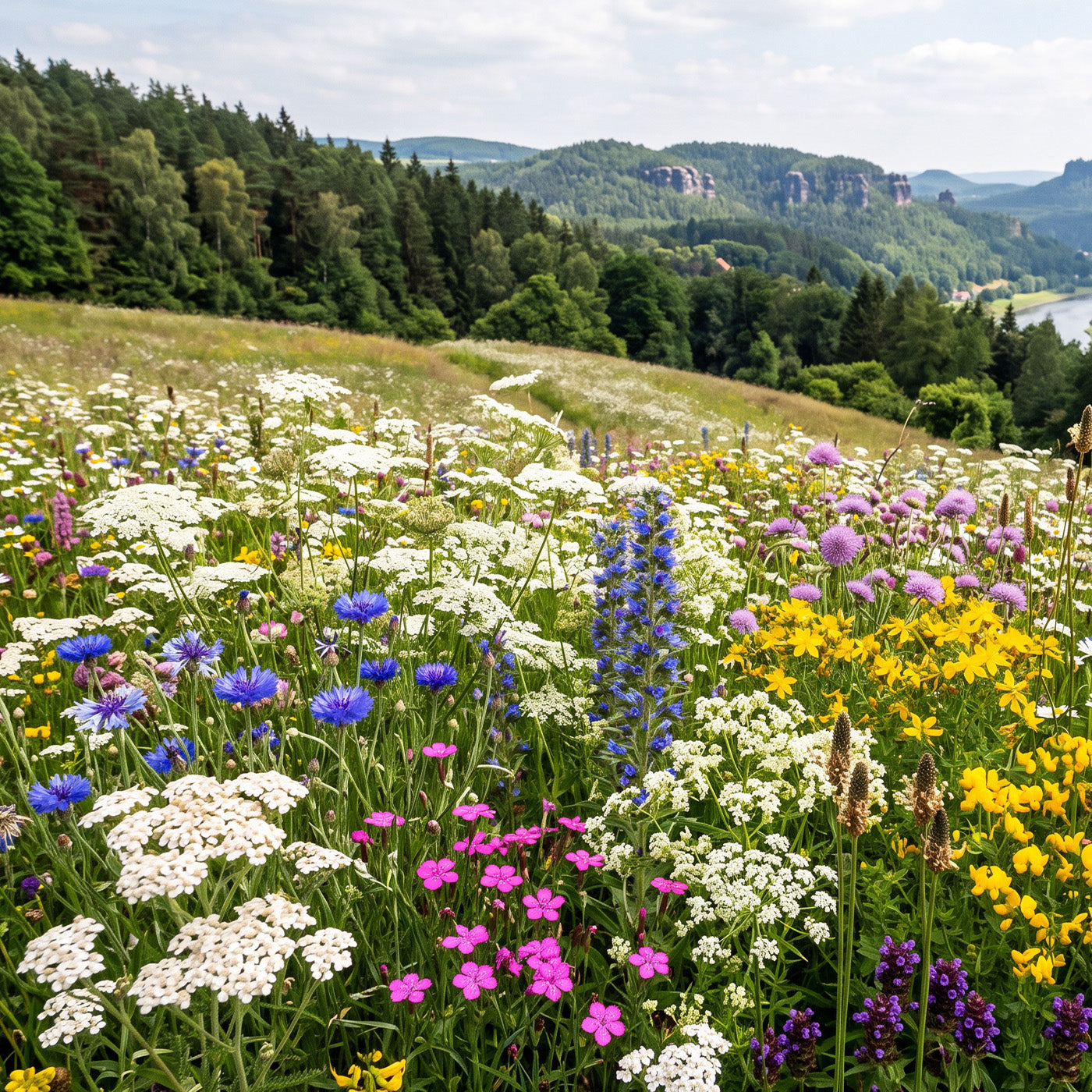 Joyfields Regionale Wildblumenmischung Deutschland - UG8 Erz- und Elbsandsteingebirge [de]