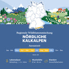 Joyfields Regionale Wildblumenmischung Deutschland - UG18 Nördliche Kalkalpen [de]