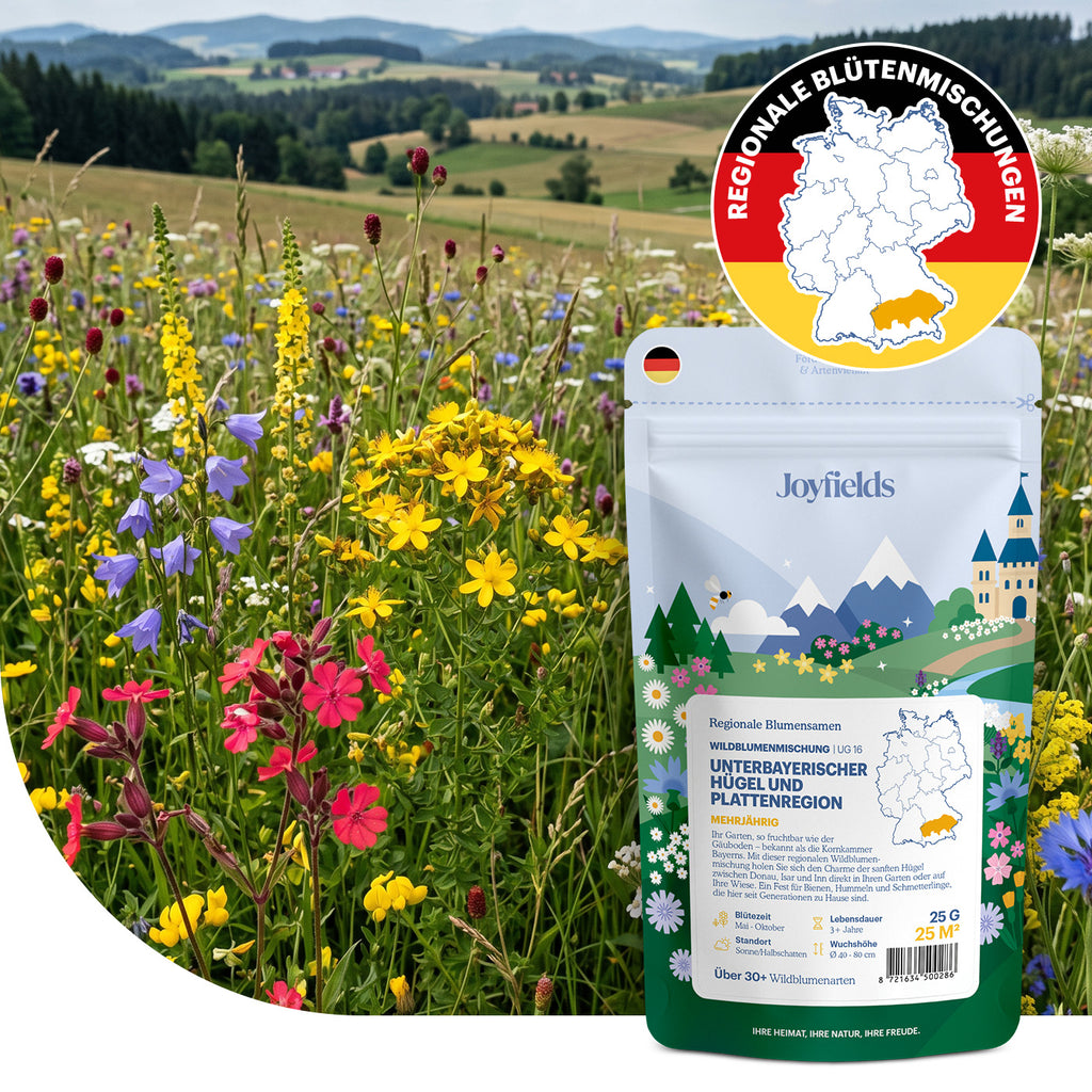 Joyfields Regionale Wildblumenmischung Deutschland - UG16 Unterbayerische Hügel- & Plattenregion [de]