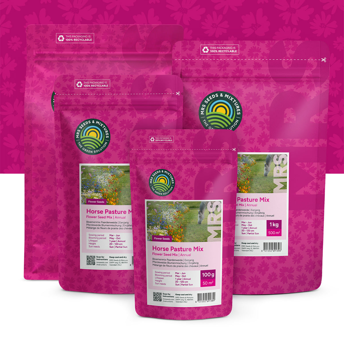 Pferdeweide Blumenmischung