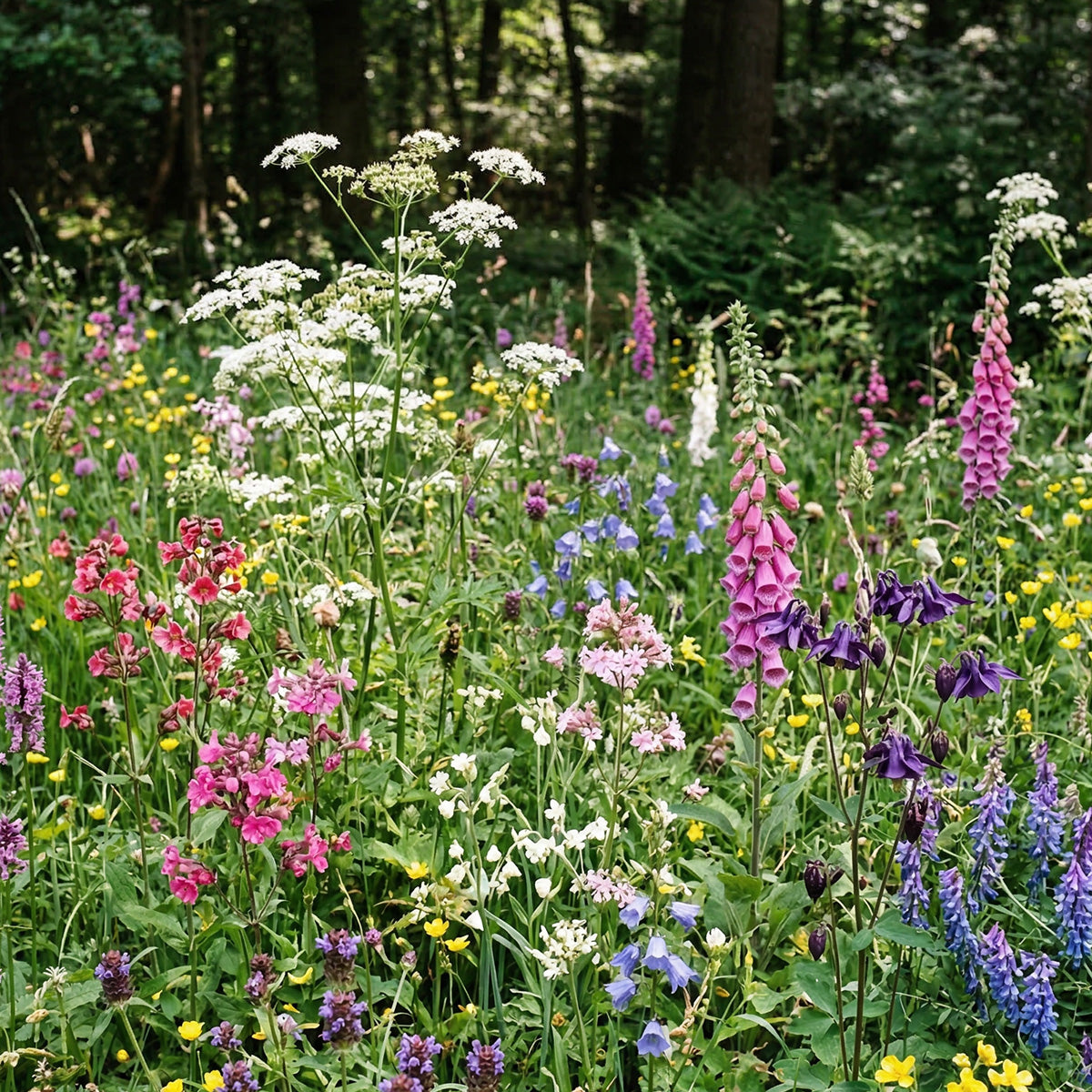 Waldrand und Schattenblumenmischung –  mehrjährig