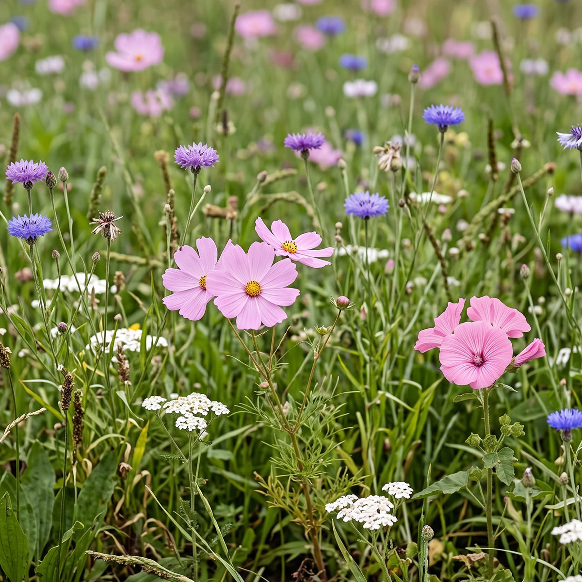 Sommerblumen Rosa Farbtöne Mix