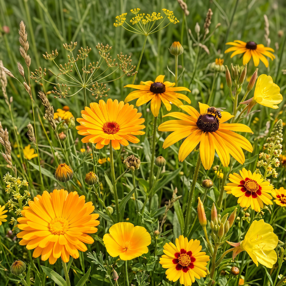 Sommerblumen Gelbtöne – Mix