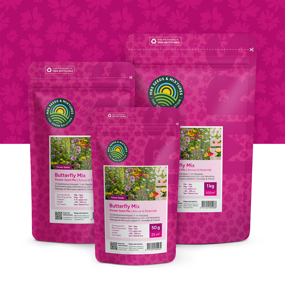 Blumenmischung für Schmetterlinge