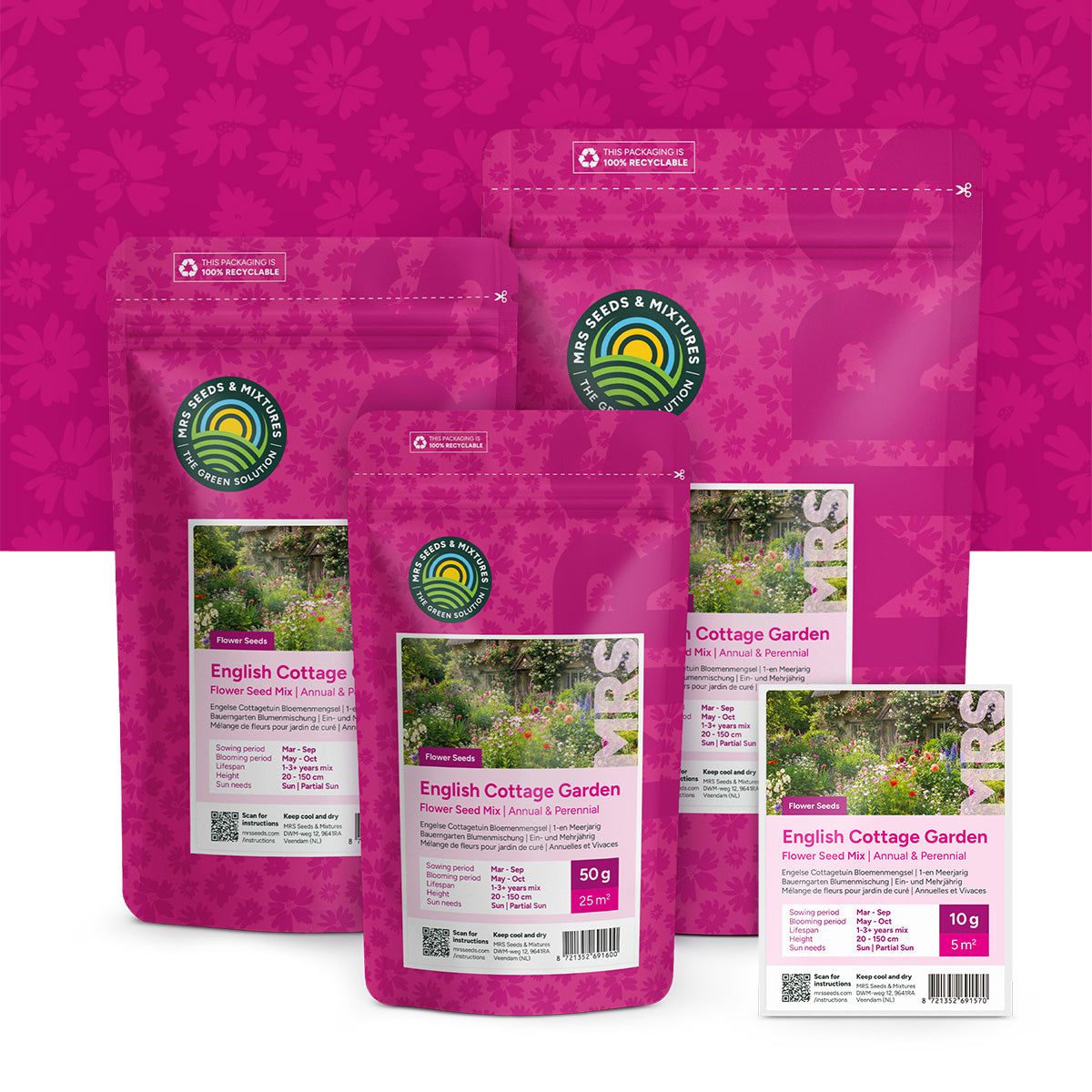 Englischer Cottagegarten Blumenmischung