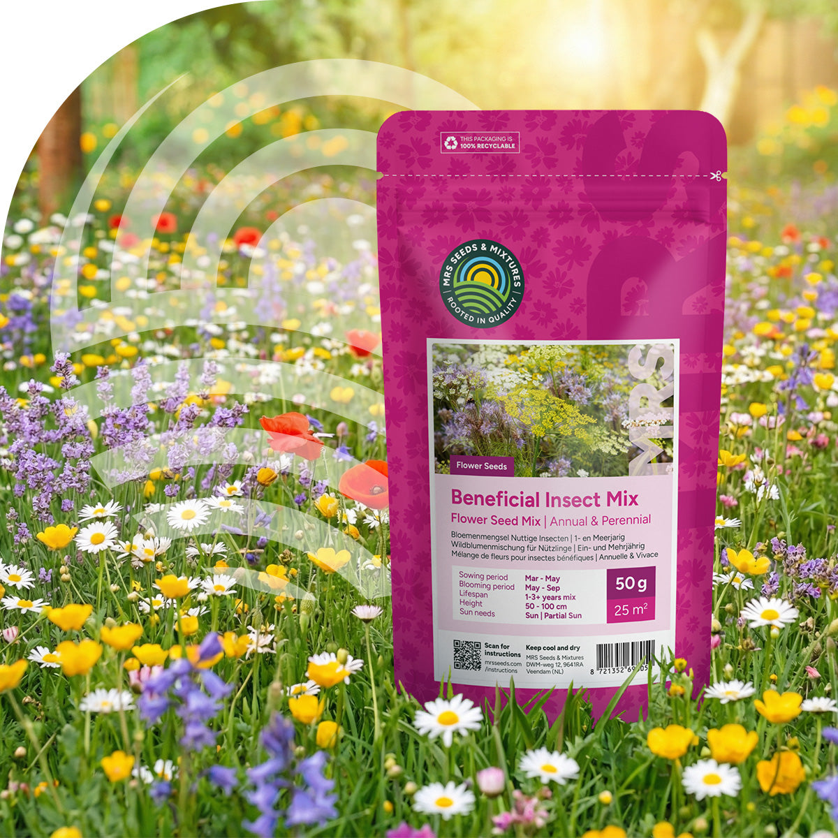Wildblumenmischung für Nützlinge