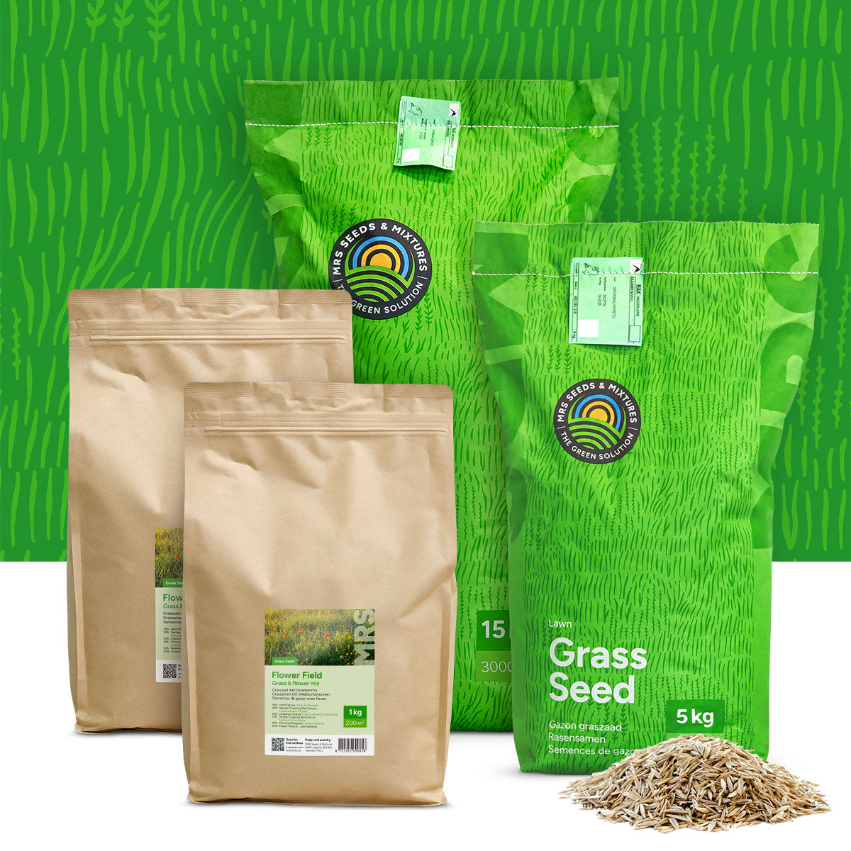 Flower Field - Grassamen mit Wildblumensamen