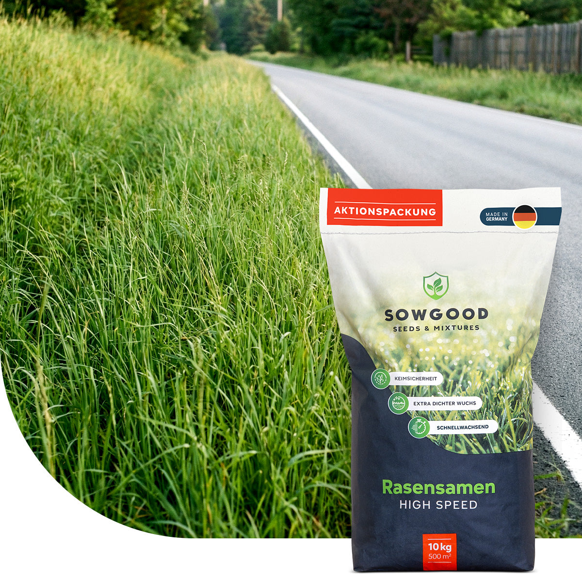 Straßenrandmischung - Grasreiche Randstreifen