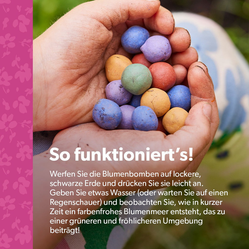MRS Seeds & Mixtures Flower Bombs - Samenbomben mix - Vielen Dank! [de]