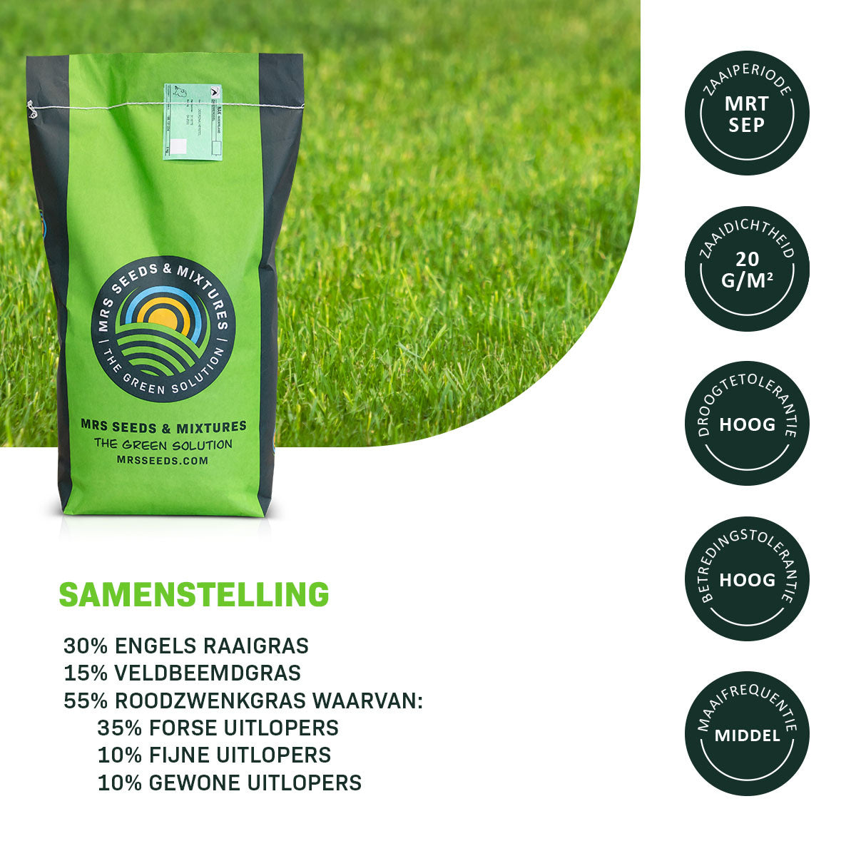 MRS Seeds & Mixtures Allround - Graszaad Recreatiegazon [nl]