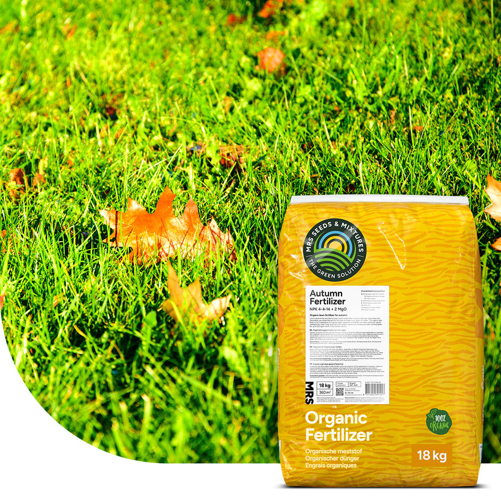 MRS Seeds & Mixtures Autumn - Organische Gazonmest Najaar | 18 kg - 360 m²