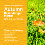 MRS Seeds & Mixtures Autumn - Organischer Rasendünger Herbst | 18KG-360m² [de]