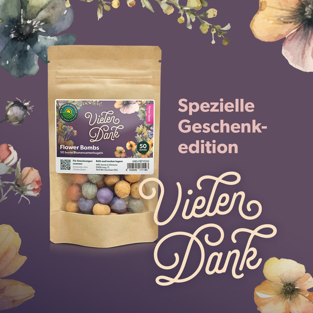 MRS Seeds & Mixtures Flower Bombs - Samenbomben mix - Vielen Dank! [de]