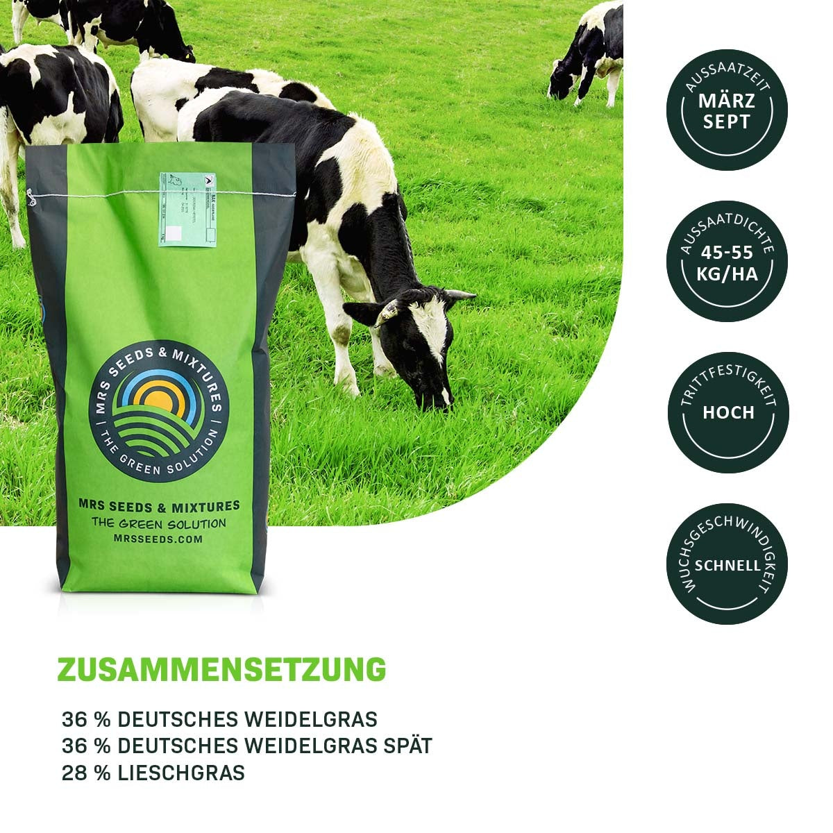 MRS Seeds & Mixtures Graze - Dauergrünland 4 - 15KG [de]