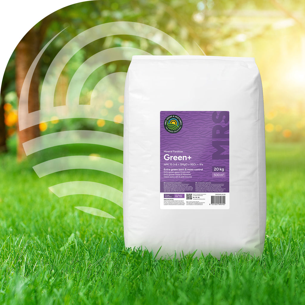 MRS Seeds & Mixtures Green+ Extra Groen & Anti Mos | 20KG-500m2