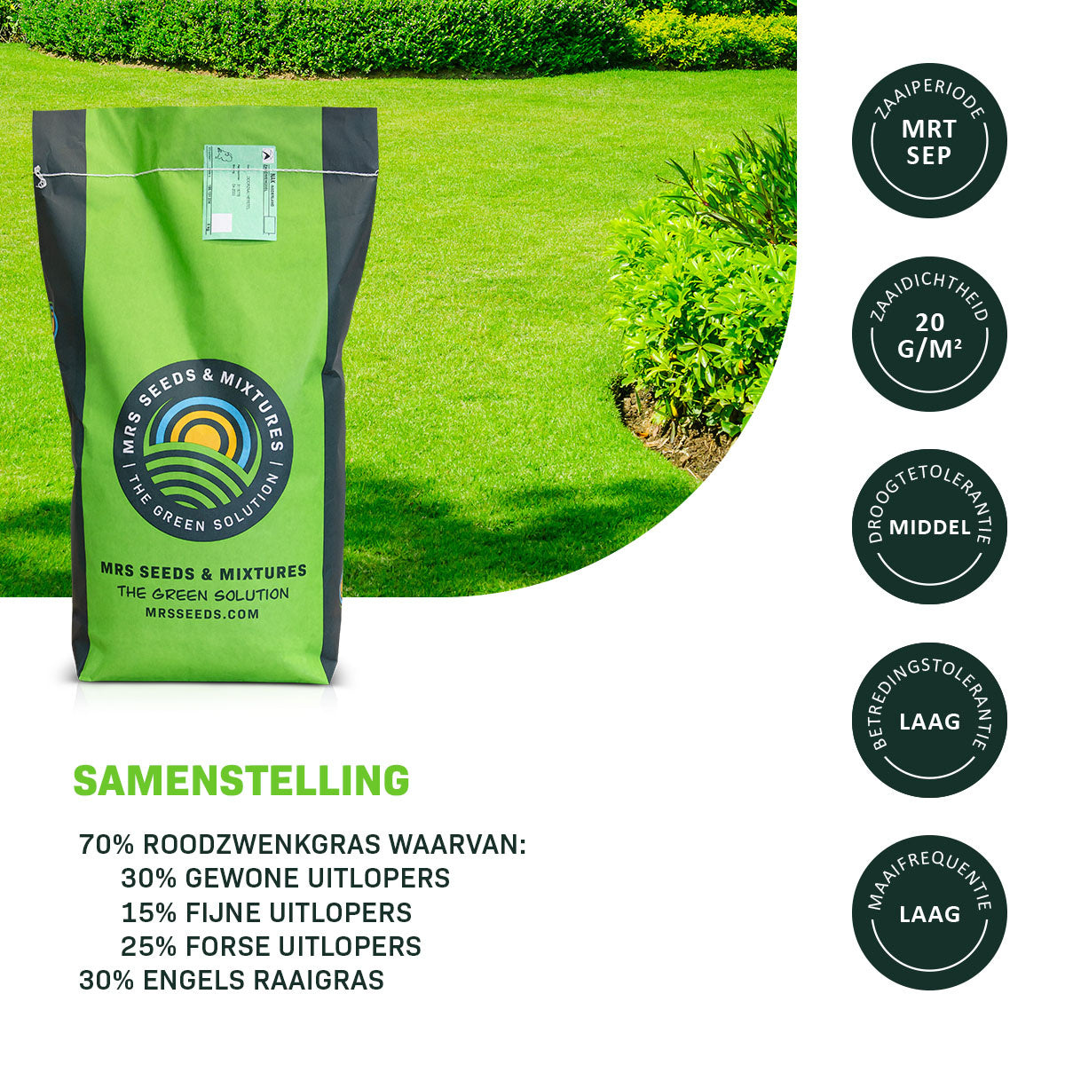 MRS Seeds & Mixtures Green Perfection - Graszaad | Luxe Siergazon [nl]