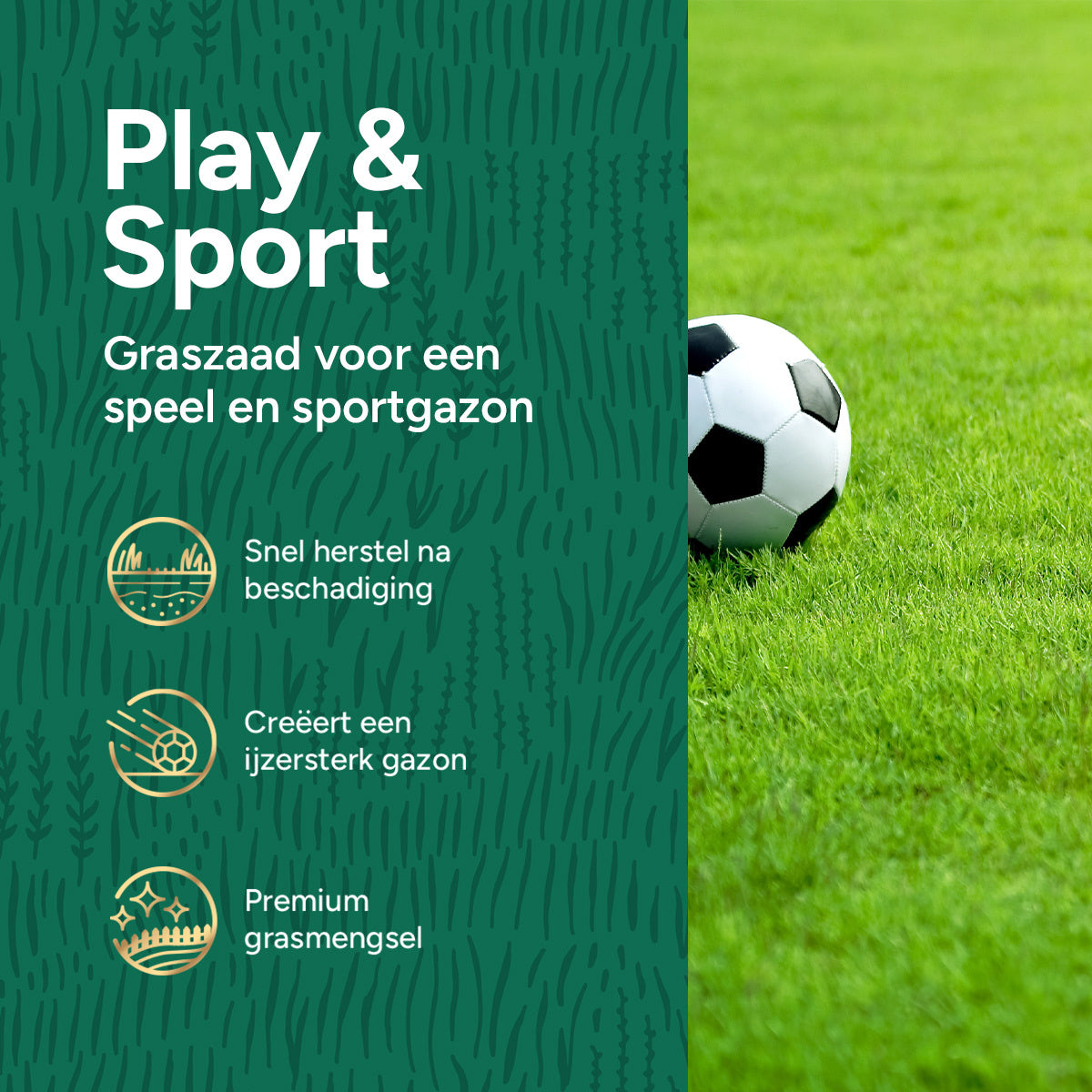 MRS Seeds & Mixtures Play & Sport Premium - Graszaad speelgazon 10KG [nl]