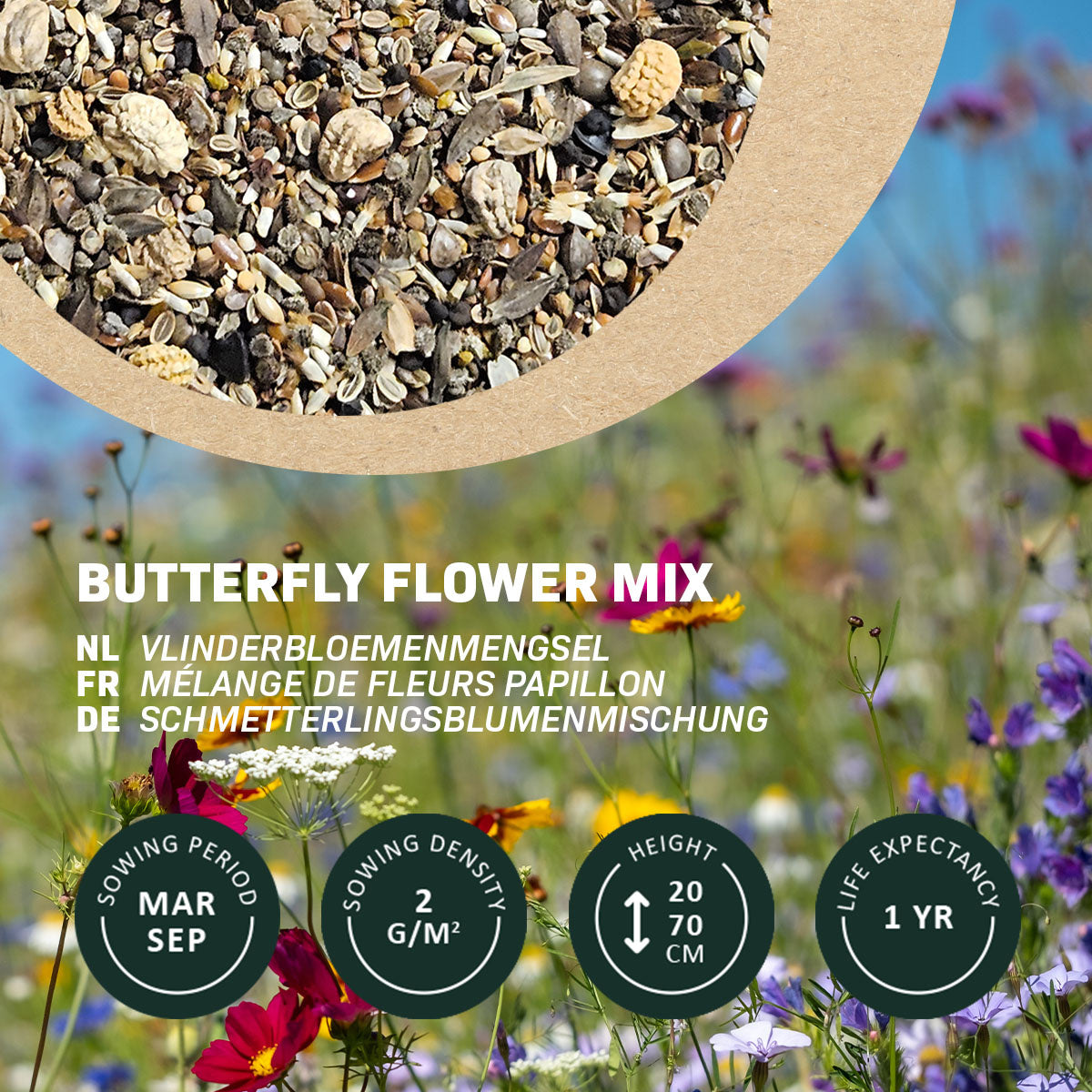 MRS Seeds & Mixtures Vlinderbloemenmengsel één-  en meerjarig [nl]